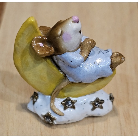 Wee Forest Folk Other - Wee Forest Folk M-210 Heavenly Slumber Retired Signed AP, No WFF Box 1995 Blue